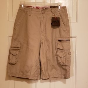 OTB Boys khaki Cargo Shorts size 14 NWT